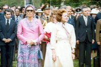 Mrs. Ford with the Shahbanou of Iran - 5/15/1975